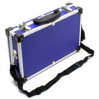 Set de maletines aluminio en negro, azul y rojo Juego maletas Cajas de  aluminio para almacenaje
