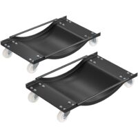 Peana ruedas Ayuda maniobras vehículos Set 2 unidades Ruedas mover coche Taller Garaje Ayuda aparcar 900 kg/par
