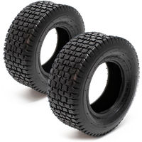 Set 2x cubiertas ruedas tractor cortacésped 13x5.00-6 Ruedas segadora jardín Accesorios jardinería