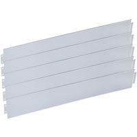 Borde para césped metal galvanizado 5m Valla Delimitadores de bordes Bordura Jardín