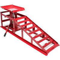 Rampa acceso gato elevador hidraúlico 2000 kg altura regulable ancho rueda 225 mm taller mecánico