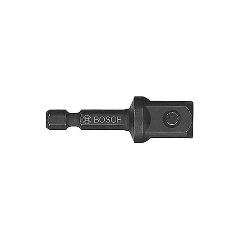 BOSCH Adaptateur hexagonal Impact 1/4" pour douilles adaptables - x 1 - 50 mm - 1/4'' - 1/2'' - Carré mâle