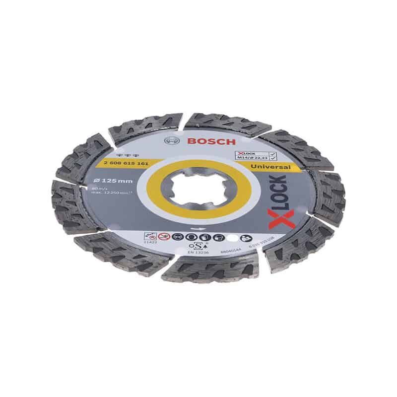 BOSCH Disque à tronçonner diamanté X-Lock Universel 125mm - 125 mm - x 1 - 2.4 mm - 22,23 mm