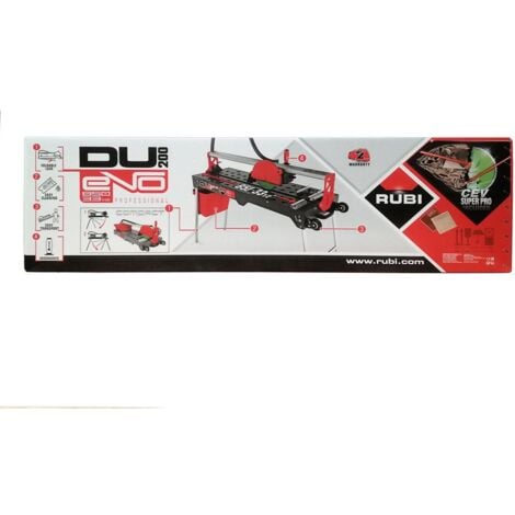 RUBI Scie électrique DU-200 EVO 850 230V 50Hz avec CEV SUPERPRO - 54975