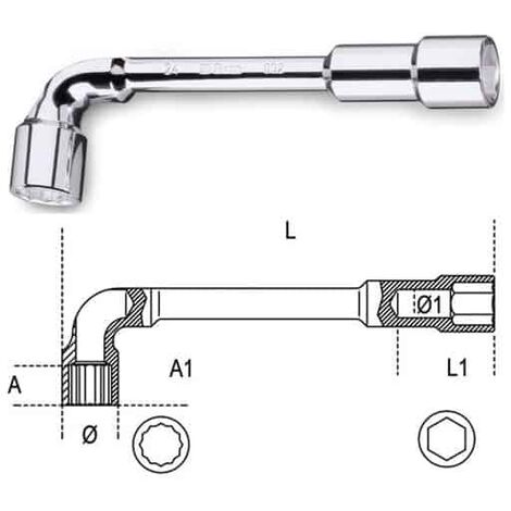 Clé a pipe 6 et 12 pans BETA TOOLS 932