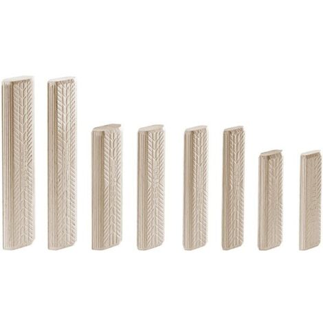 Festool – Mèche à mortaiser en hêtre 6x40mm – Lot de 190 pièces – Alvéoles pour colle et rainures latérales – Stabilité optimale pour assemblages