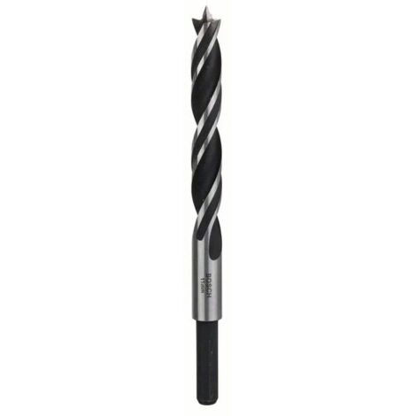 Bosch – Mèche à bois hélicoïdale 11 mm – Longueur 142 mm – Longueur utile 80 mm – Emmanchement cylindrique – Pour bois dur et tendre