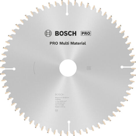 Lame de scie circulaire Bosch MultiMaterial 235x2,4x30 64Z - 2608640514 (1/6)