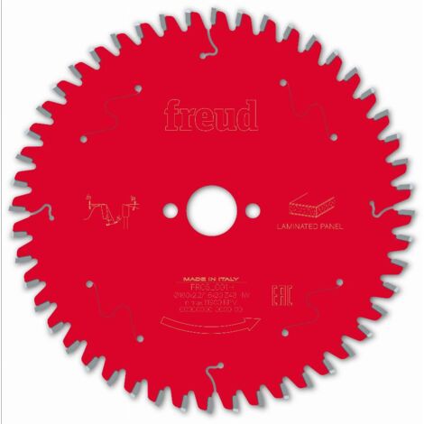 Lame de scie circulaire 160mm – Pour panneaux mélaminés – 2.2mm d'alésage – 48 dents – Carbure TiCo avec revêtement Perma-Shield – Freud