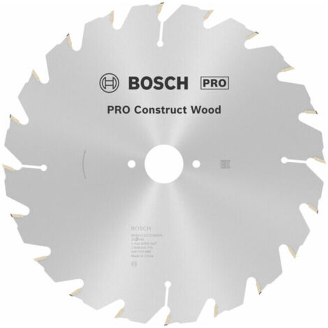 Lame de scie circulaire Bosch Construct Wood FWF 250x3,2x30 20Z - 2608641774 (1/5)
