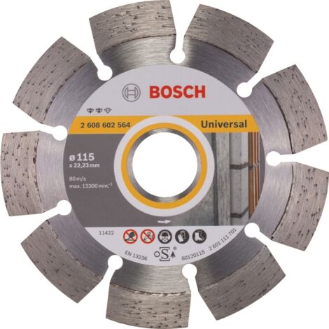 BOSCH Disques à tronçonner diamantés - Expert for Universal - 115 mm - x 1 - 2.2 mm - 22,23 mm (1/4)