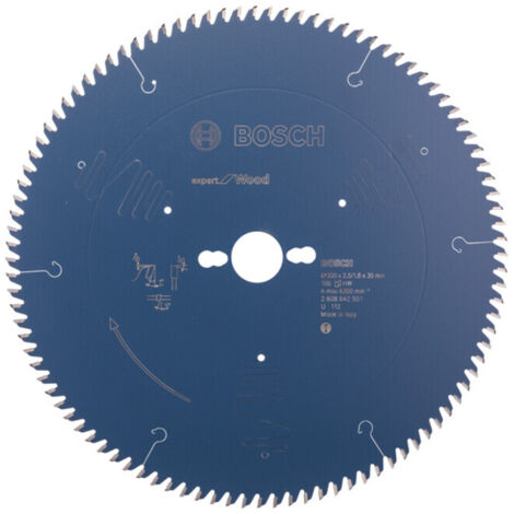 Lame de scie circulaire pour bois 300 x 30 x 1,8mm 100 dents - BOSCH EXPERT - 2608642501