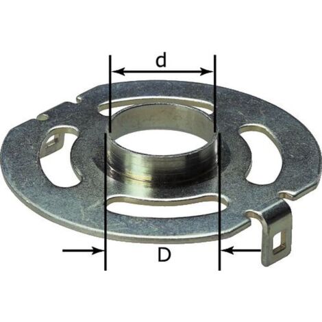 Bague de copiage 13,8 mm pour défonceuse Festool – Utilisable sans outil – Pour assemblage précis – D 13.8 mm, Ø 10.8 mm