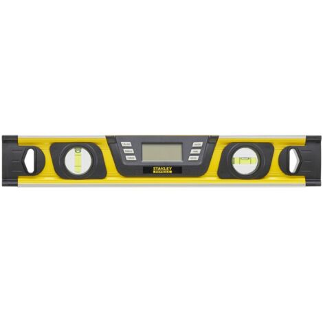 Stanley – Niveau à bulle digital 40 cm – Écran LCD rétroéclairé – Inversion automatique – Boîtier étanche – 42063