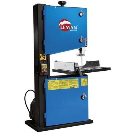Leman – Scie à ruban 350W – Hauteur de coupe 80mm – Largeur de coupe 245mm – Vitesse de lame 700m/min – Table inclinable à 45° (1/2)