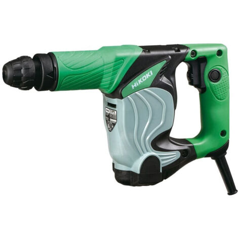 Hitachi – Marteau-piqueur 500W SDS+ 2.2J 3.2kg – Frappe 0-3200cps/mn – Mécanisme vario-lock – Poignée anti-vibration – Coffret de transport