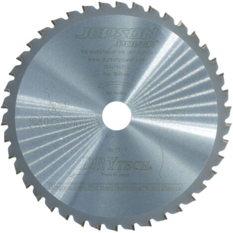 JEPSON Lame carbure Drytech® Ø 203 mm / 42D pour inox - 72120342I - 200 mm - 1.9 mm - 22,23 mm - 42 dents (1/5)