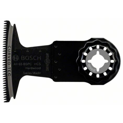 Bosch – Lame plongeante HCS AII 65 BSPC pour bois dur – Dimensions 40 x 65 mm – Coupe nette sans éclat – Système d'attache Starlock - WOOD 40 X