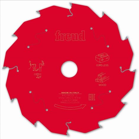 FREUD Lame de scie circulaire sans-fil - Bois - 165 mm - 1.5 mm - 20 mm - 12 dents (1/2)