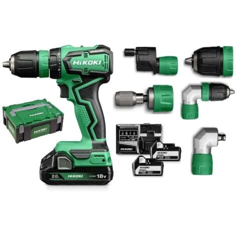 HIKOKI Perceuse visseuse 18V 5Ah 55 Nm mandrins DS18DDQWSZ