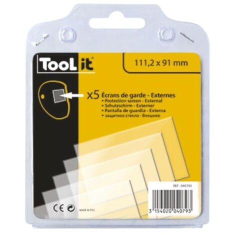 5 écrans de protection externes Hermes GYS 040793 - Incolore - 115 x 102 mm (1/2)