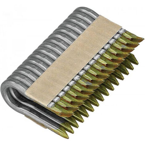Dewalt – Agrafes crantées électro zinguées 45 mm – 960 pièces – Galvanisation 12 microns – Pour bois dur et teck
