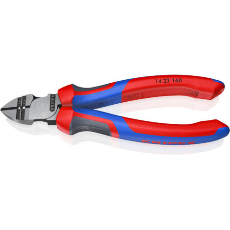 KNIPEX 70 02 160 SB Pince coupante de côté avec poignées comfortables atramentisée noire 160 mm