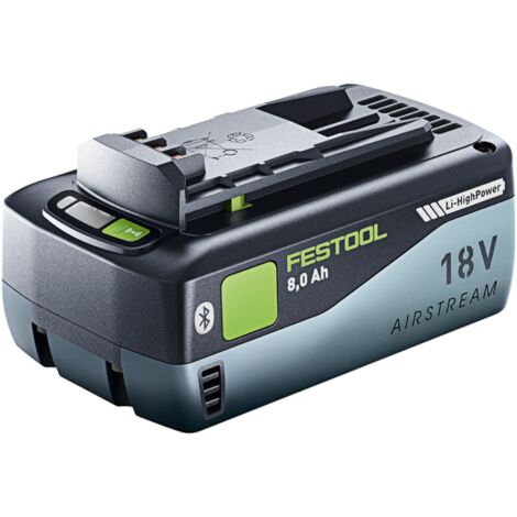 Festool – Batterie haute puissance 18V 8.0Ah – Technologie Bluetooth® – Autonomie 54% supérieure – 577323
