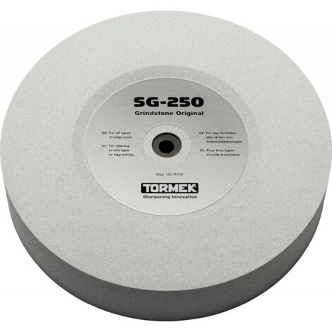 Meule à aiguiser 250mm – Granulométrie 220 – Affûtage efficace pour acier rapide et carbone – Compatible Tormek T-8 - SG-250