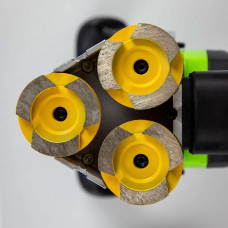 DIAM Ponceuse d'angle béton 3 plateaux 230V 1400W - EES1400-3