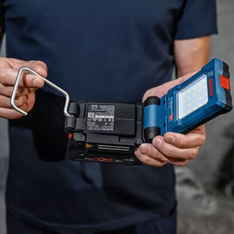 BOSCH Lampe de chantier 18V Solo GLI 18V-800 - 0601443600