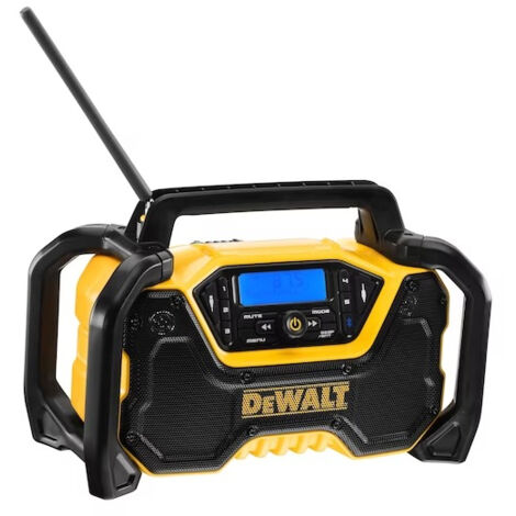 Dewalt – Radio de chantier Bluetooth – Alimentation secteur et batteries XR 12/18/54V – Port USB et connexion AUX – DCR029QW