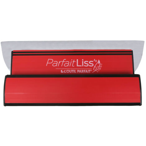 L'Outil Parfait – Lame à lisser en inox trempé souple – Poignée Soft Confort antiglisse – Bords arrondis anti-trace – Pour lissage et ratissage