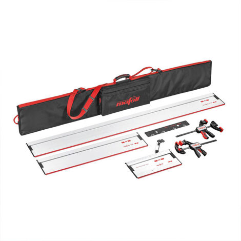 Mafell – Housse de transport pour rails de guidage jusqu'à 1600 mm – Rembourrage intérieur – Compartiments extérieurs et intérieurs – Lot de 5 pièces