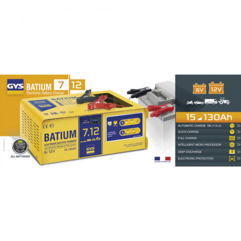 GYS Chargeur automatique BATIUM 7.12 - 024496