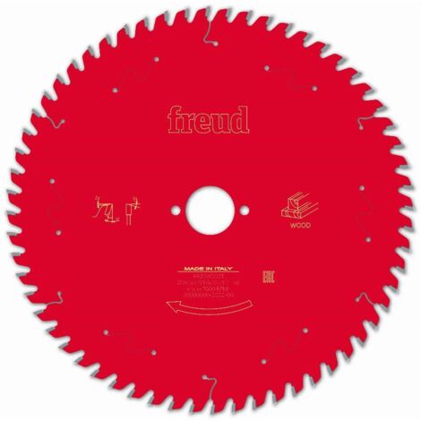 Freud – Lame de scie circulaire 250mm F03FS09776 – Pour bois massif – Carbure TiCo – Technologie Perma-shield – Coupe nette sans éclat