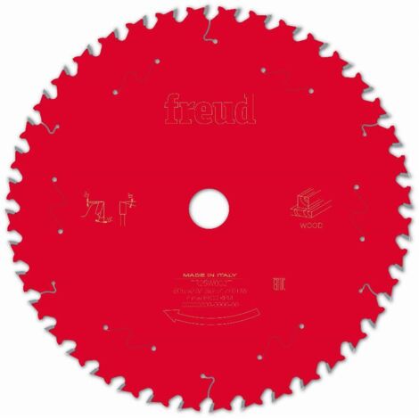 Freud – Lame de scie circulaire 255mm F03FS10134 – Pour bois dur et tendre – Dents en carbure TiCo – Coupe nette et durable