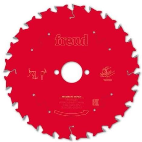 FREUD Lame de scie circulaire & plongeante - Bois - 184 mm - 2.4 mm - 16 mm - 24 dents