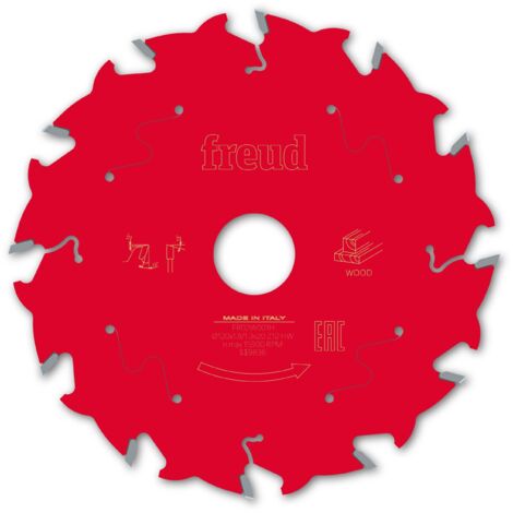 Lame de scie circulaire 120mm F03FS09663 – Alésage 20mm – 12 dents pour bois massif – Carbure TiCo avec revêtement anti-adhésif – Freud - FR02W001H (1/3)