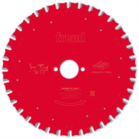 FREUD Lame de scie circulaire - Panneaux Sandwich - 210 mm - 2.4 mm - 30 mm - 36 dents
