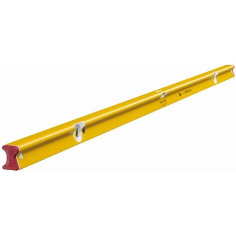 Stabila – Niveau à bulle 200 cm – Profilé en aluminium résistant – Précision ± 0,5 mm/m – Semelle ultra-large pour stabilité