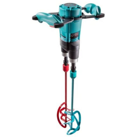Collomix – Malaxeur Xo55 R duo – Moteur puissant pour mélange intensif – Régulation de vitesse variable – Adapté aux matériaux lourds