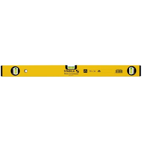 Stabila Type 70-2, 40 cm 14187 Niveau à bulle en alliage léger 40 cm 0.5 mm/m