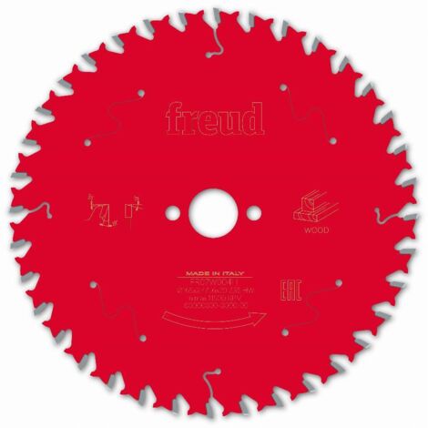Lame pour scie circulaire portative FREUD - Ø165 2,4/1,6 AL20 Z36 BA 10° - F03FS09689 -FR07W004H