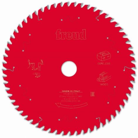 FREUD Lame de scie circulaire sans-fil - Bois - 254 mm - 2.1 mm - 30 mm - 60 dents