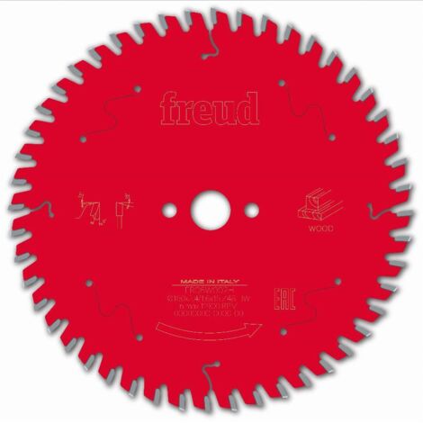 Lame de scie circulaire 160 mm – Pour bois dur et tendre – 48 dents carbure TiCo – Alésage 16 mm – Épaisseur 2.4 mm – Freud (1/2)