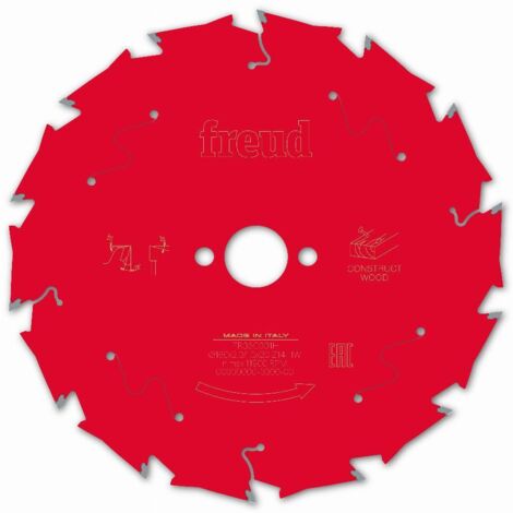 Lame de scie circulaire 160mm F03FS09788 – 14 dents AL20 Z14 – Pour bois tendre et béton – Angle de coupe 18° – Freud - FR06C001H
