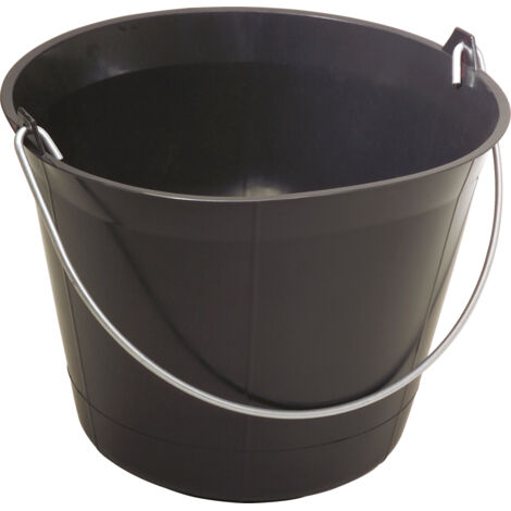 KS TOOLS Seau de maçon plastique noir 11L - 140.0036 (1/4)