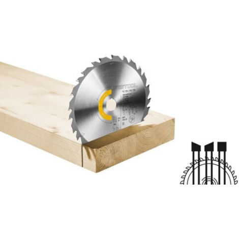Festool – Lame de scie circulaire 160mm – Alésage 20mm – Acier haute qualité – Dents carbure pour bois dur et MDF – Coupe nette sans éclat (1/4)
