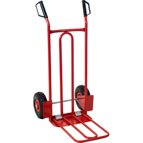 KS Tools - Diable avec bavette roues gonflables - 250 kg - 160.0226 (1/4)